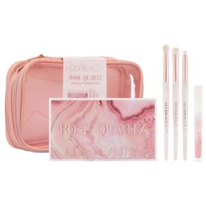 HUDA BEAUTY Rose Quartz eye & lip kit هدى بيوتي روز كوارتز عين &شفاه كيت