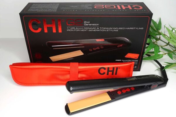 CHI G2 Titanium infused Hairstyling جي مكواة شعر