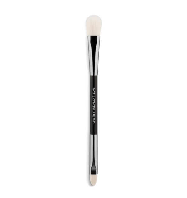 HUDABEAUTY Conceal & Blend Dual Ended Complexion Brush هدى بيوتي فرشه كونسيلر& بليند