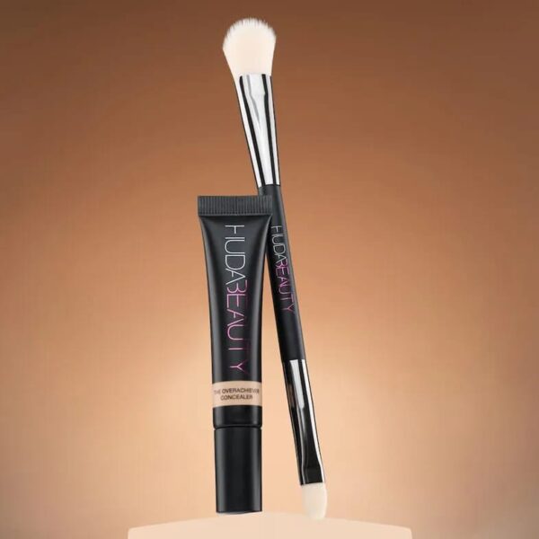 HUDABEAUTY Conceal & Blend Dual Ended Complexion Brush هدى بيوتي فرشه كونسيلر& بليند