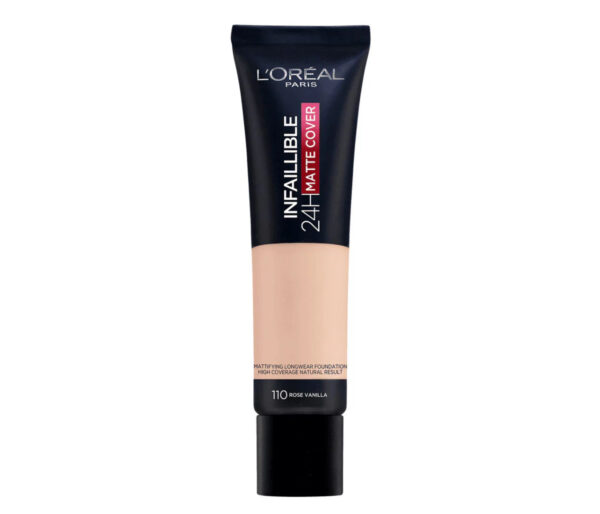 L’ORÉAL PARIS INFALLIBLE 24h Matte Cover Foundation لوريال باريس انفيلبل مات كوفر فونديشن