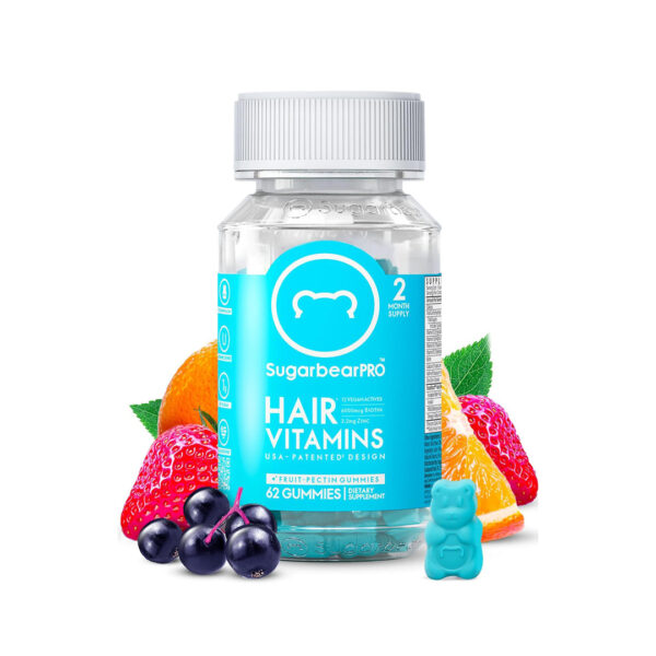 SUGAR BEAR HAIR  VITAMINS 62 Gummies شوكربير فيتامين شعر