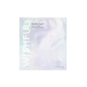 HUDA BEAUTY WISHFUL Thirst Trap Rose & Aloe Vera Soothing Sheet Mask  هدى بيوتي وش فل شيت ماسك