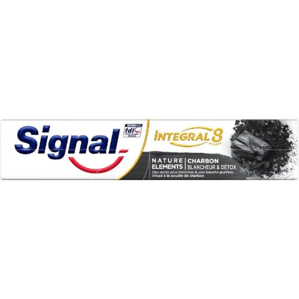 SIGNAL INTEGRAL 8 معجون اسنان بالفحم