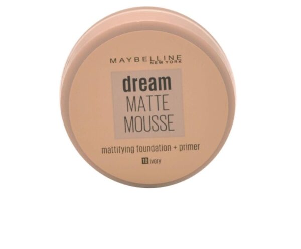Maybelline Dream Matte Mousse Foundation -10 ivory-ميبلين دريم مات موس فونديشن