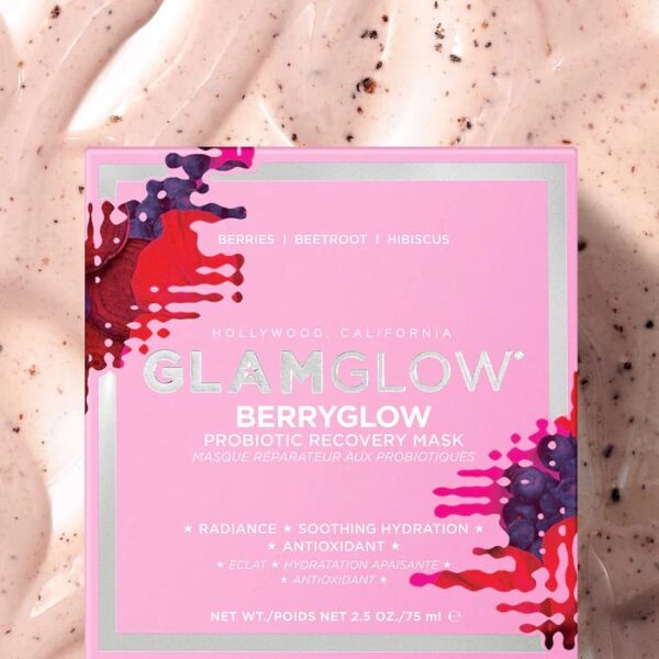 GLAMGLOW BERRYGLOW Probiotic Recovery Face Mask كلام كلو بيري كلو ماسك