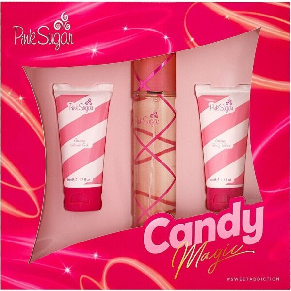 Aquolina Pink Sugar Candy Magic اكولينا بينك شوجر كاندي ماجيك سيت