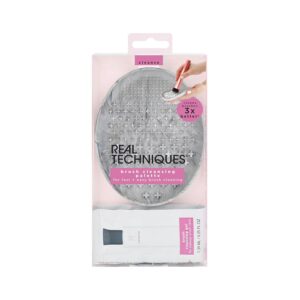 Real Techniques Brush Cleansing Palette with Brush Cleansing Gel ريل تكنيك أداه تنظيف الفرش