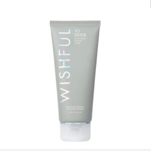 HUDA BEAUTY WISHFUL Yo Detox Charcoal Face & Body Enzyme Scrub هدى بيوتي وش فل مشقر يو ديتوكس