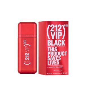CAROLINA HERRERA 212 VIP BLACK MEN EAU DE PARFUM 100 ml عطر رجالي بلاك ريد