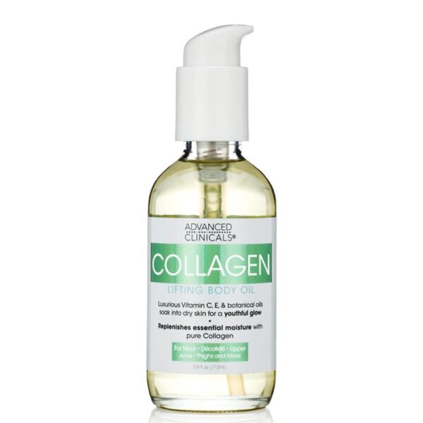 ADVANCED CLINICALS COLLAGEN LIFTING BODY OIL ادفانس كلينكالز كولاجين زيت للجسم