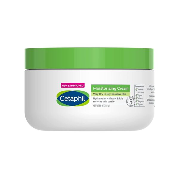 Cetaphil Moisturizing Cream very dry to dray ,Sensitive Skin( 250g) سيتافيل مرطب جسم