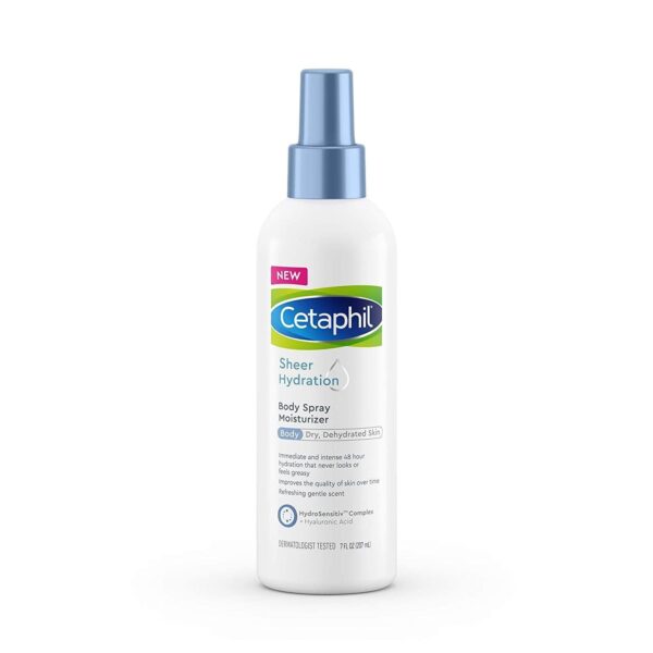 Cetaphil Sheer Hydration Body Spray Dry Dehydrate Skin (207ml) سيتافيل بخاخ مرطب للجسم