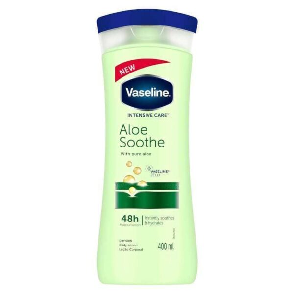 Vaseline body lotion Aloe Soothe 400 ml فازلين لوشن جسم