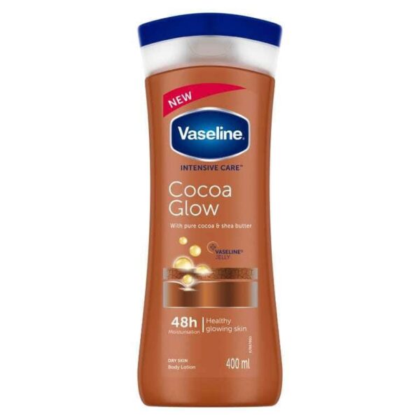 Vaseline body lotion Cocoa Glow 400 ml فازلين لوشن جسم