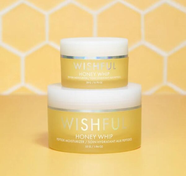 55 G-HUDABEAUTY WISHFUL Honey Whip Peptide Moisturizer هدى بيوتي وش فل مرطب هوني هيب ببتيد - Image 4