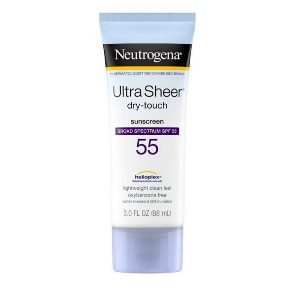 Neutrogena Ultra Sheer sunscream spf 55 نيو تروجينا واقي حماية من الشمس