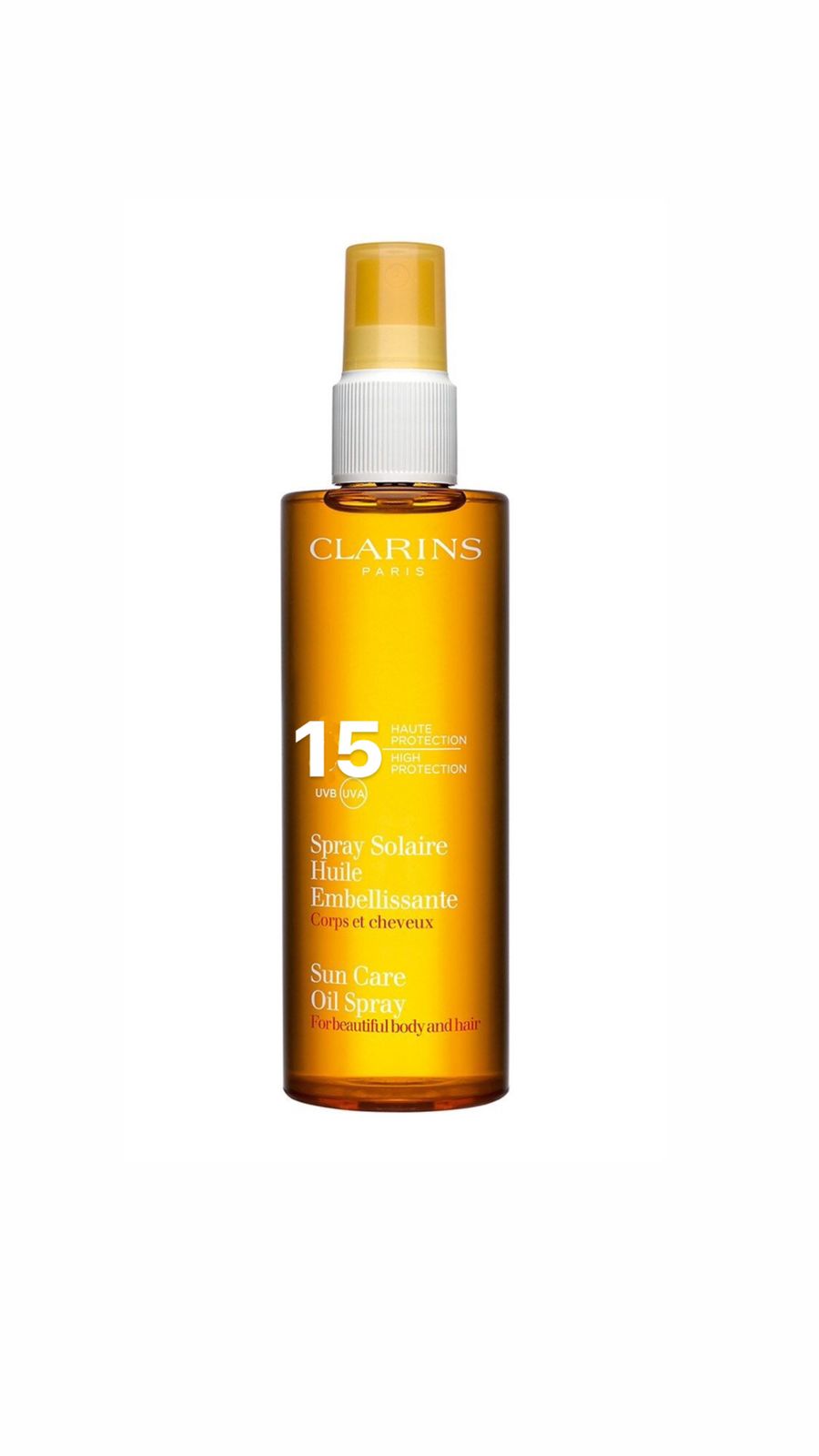 CLARINS SUN CARE Oil Spray 15 spf كلارنس رذاذ حماية من أشعة الشمس