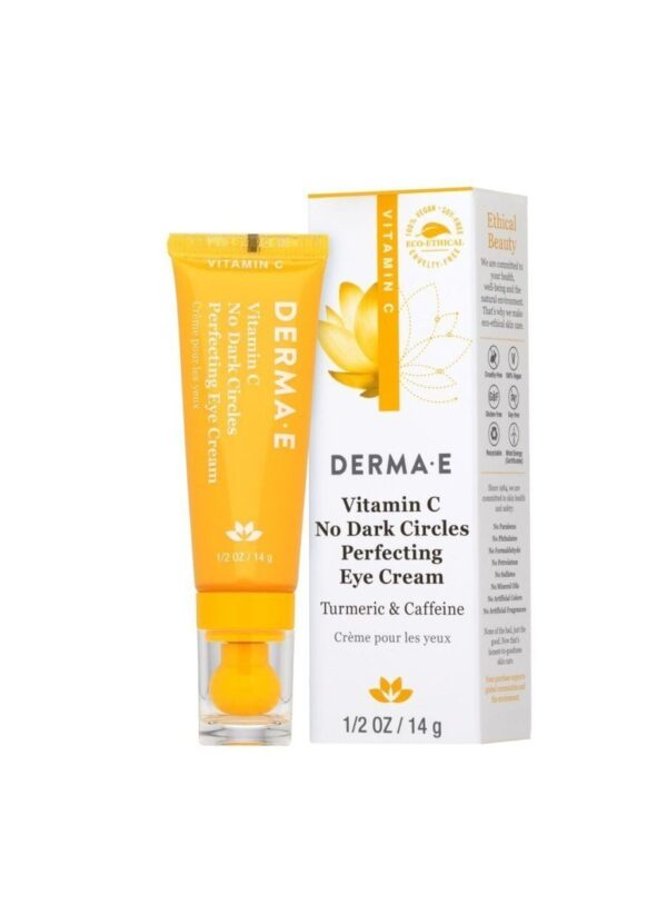 Derma E Vitamin C No Dark Circles Perfecting Eye Cream ]ديرما اي فيتامين سي كريم للعيون