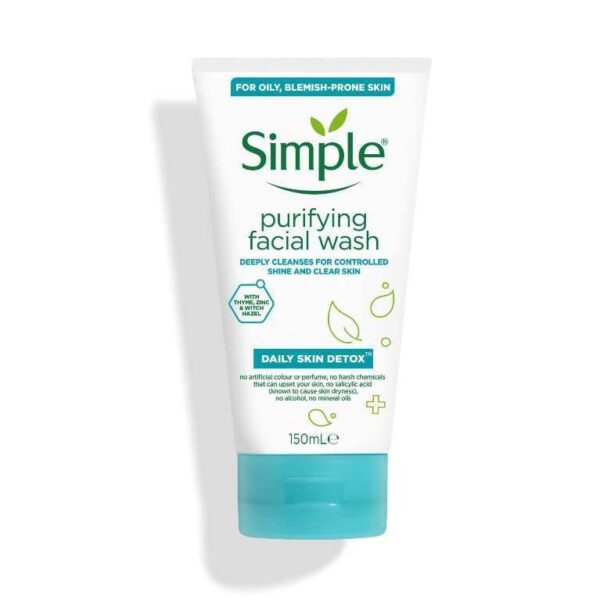 Simple Purifying Facial Wash for oily, Blemish-Prone Skin سمبل غسول منقي للوجه للبشرة الدهنية المعرضة للحبوب