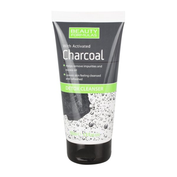 Beauty Formulas Detox Cleanser with Activated Charcoal 150ml بيوتي فورميلاز غسول منقي للبشرة بالفحم