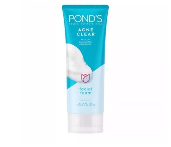 Ponds Acne Clear Anti-Acne Facial Foam بوندس غسول رغوي مضاد للحبوب