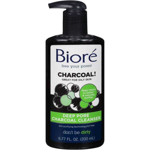 Biore DEEP PORE CHARCOAL CLEANSER بيوريه غسول بالفحم