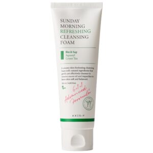 AXIS-Y Sunday Morning Refreshing Cleansing Foam اكسزز واي غسول رغوي للبشرة