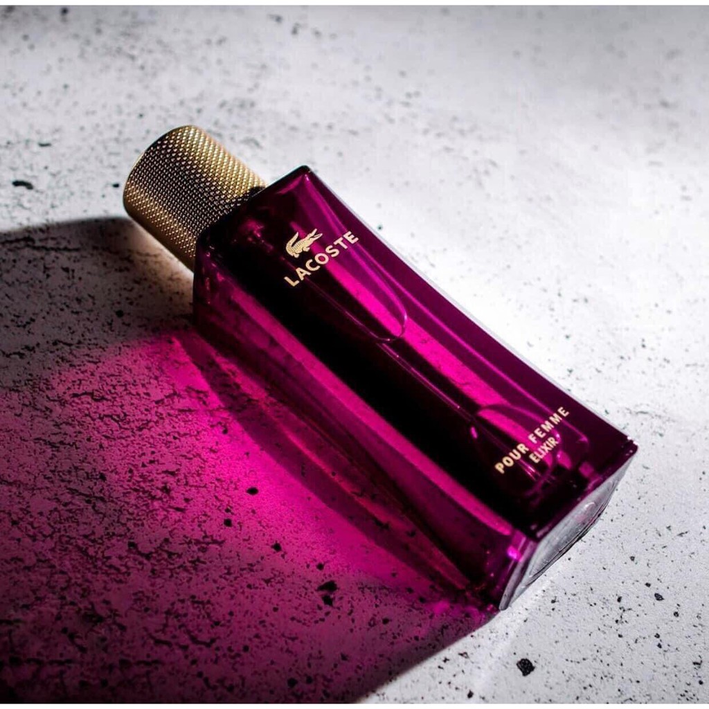 LACOSTE POUR FEMME ELIXIR EAU DE PARFUM عطر لاكوست نسائي - Image 2