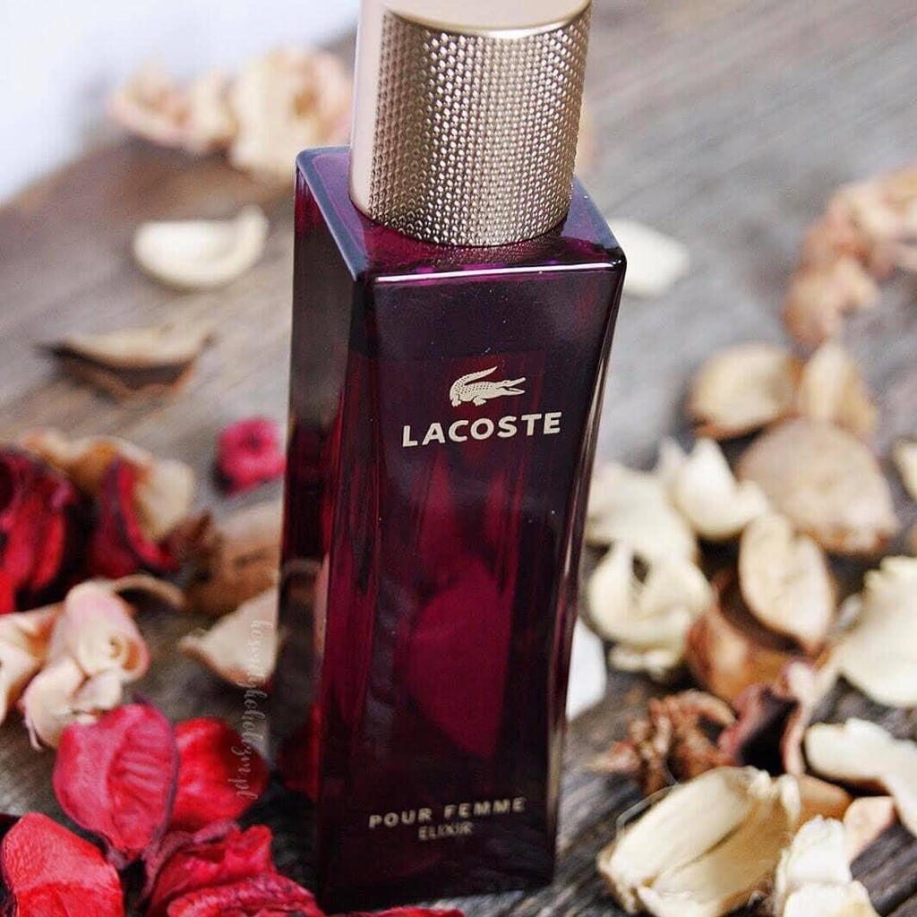 LACOSTE POUR FEMME ELIXIR EAU DE PARFUM عطر لاكوست نسائي - Image 3