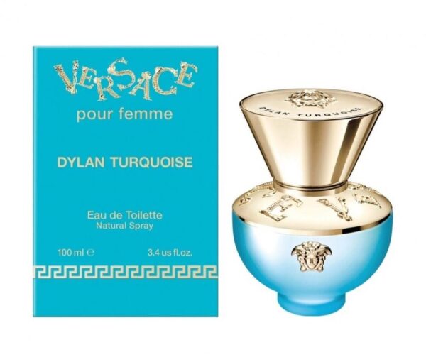 VERSACE DYLAN TURQUOISE EAU DE TOILETTE 100 ML عطر نسائي فرزاتشي