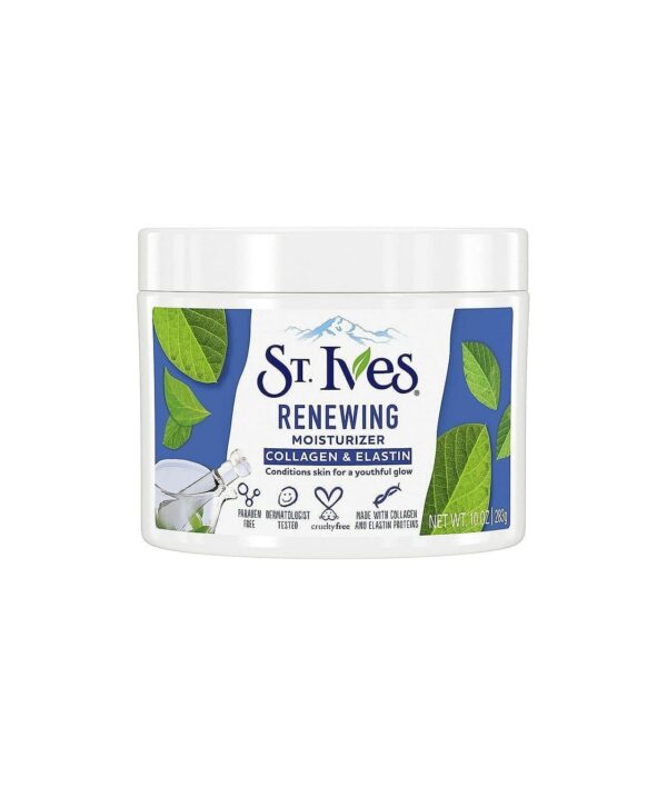 St. Ives Renewing Collagen & Elastin Moisturizer - 283gm ستيفز مرطب الكولاجين للبشرة