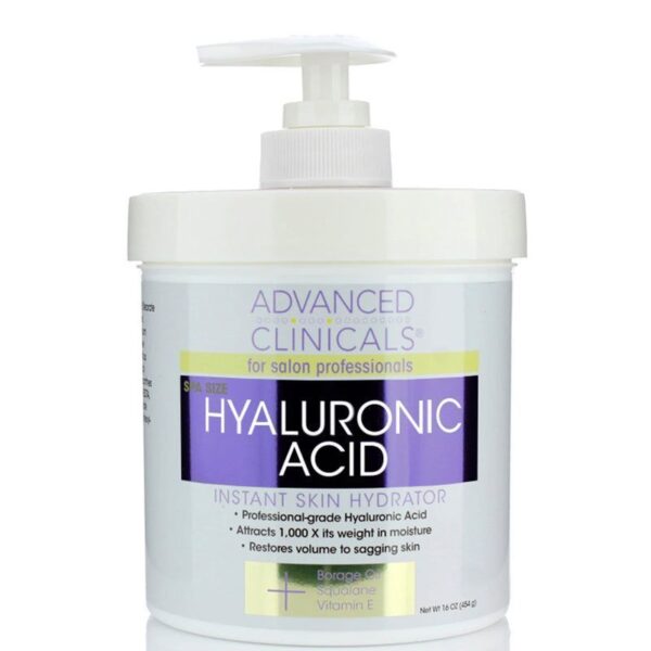 ADVANCED CLINICALS Hyaluronic Acid Cream ادفانس كلينكالز مرطب الهايلورونيك