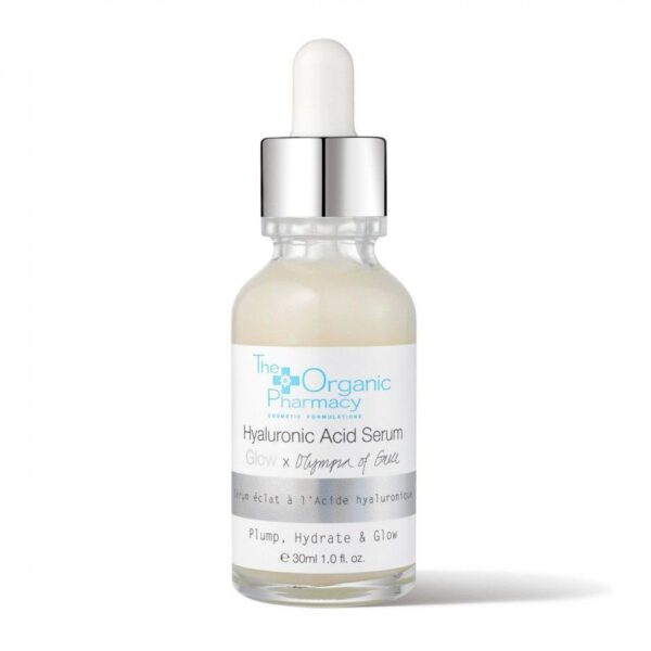 THE ORGANIC PHARMACY Hyaluronic Acid & Glow Serum ذا اوركانك فارمسي سيرم الهايلورونيك ذو الوزن الجزئي الثلاثي