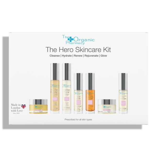 the organic pahrmacy the hero skin care kitمجموعة العناية بالبشرة