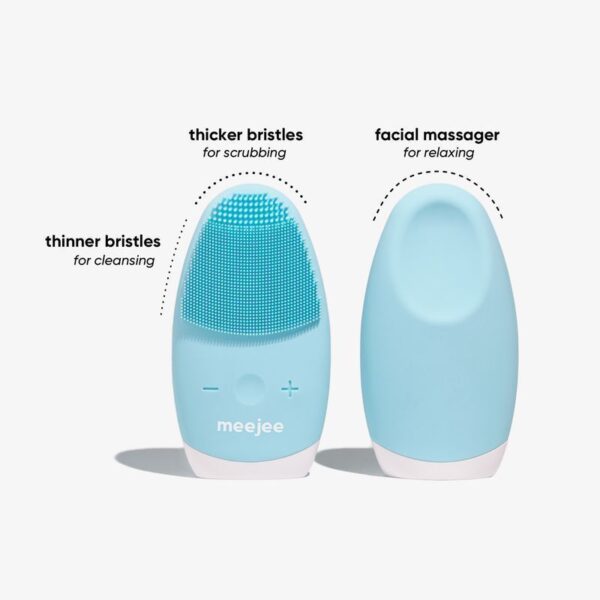 meejee sonic silicone facial cleansing massager ميجي فرشاة تنظيف البشرة الألكترونية