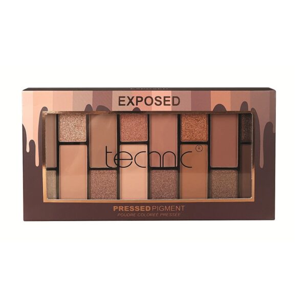 TECHNIC EXPOSED PRESSED PIGMENT EYE SHADOW PALETTE تكنيك باليت ظلال العيون