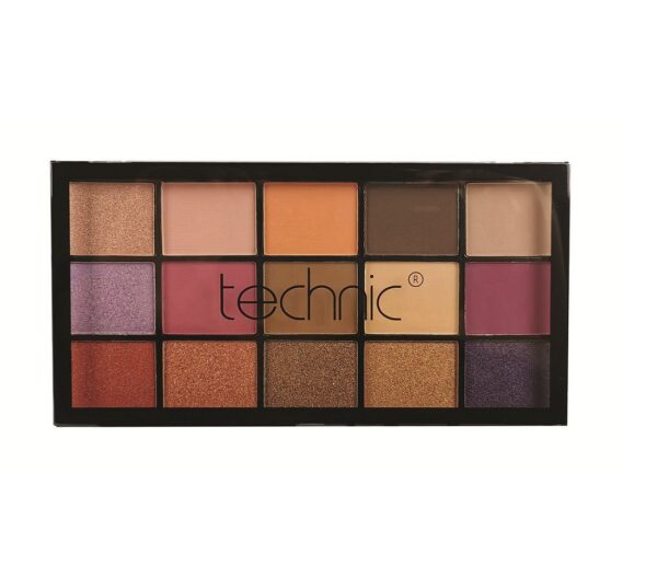 TECHNIC PERSIAN VIOLET PRESSED PIGMENT EYE SHADOW PALETTE تكنيك باليت ظلال العيون