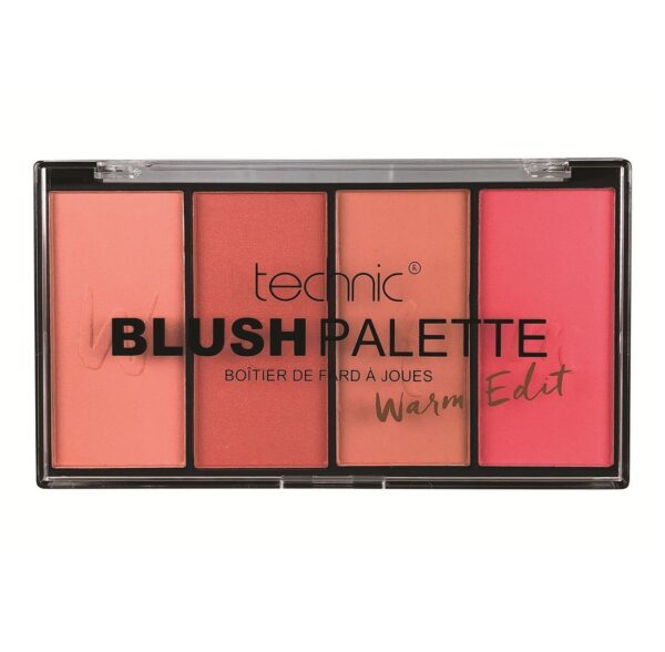 Technic Warm Edit Blush Palette تكنيك باليت أحمر الخدود