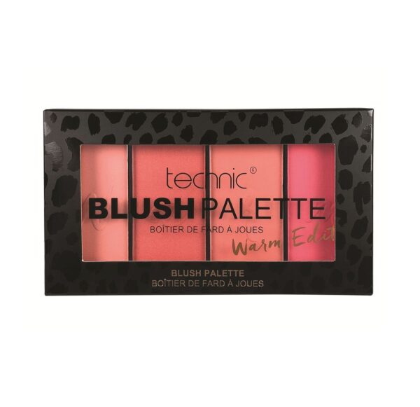 Technic Warm Edit Blush Palette تكنيك باليت أحمر الخدود