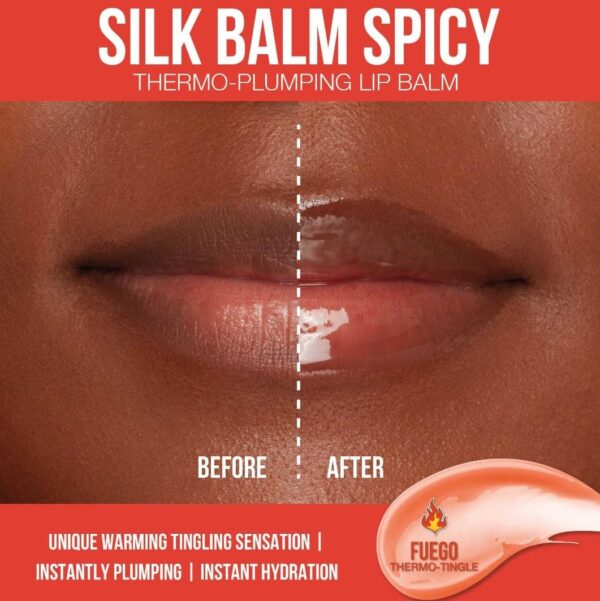 Huda beauty Silk Balm Spicy Thermo Plumping Lip Balm هدى بيوتي سلك بالم سبايسي