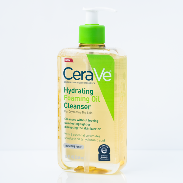 Cerave Hydrating Foaming Oil Cleanser for dry to very dry skin 335ml سيرافي غسول زيتي للبشرة الجافة جدا