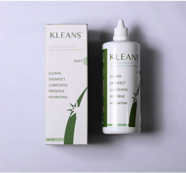 KLEANS ALL IN ONE SOLUTION 360 ML كلينز سائل عدسات