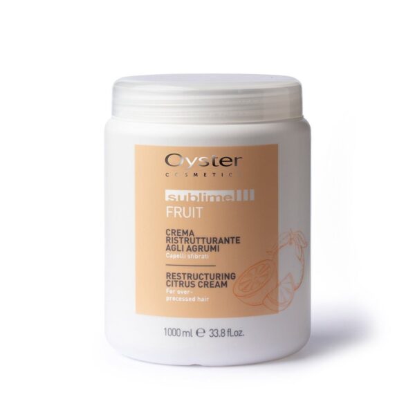 OYSTER FRUIT CITRUS CREAM 1000 ML اويستر كريم لأعادة هيكلية الشعر