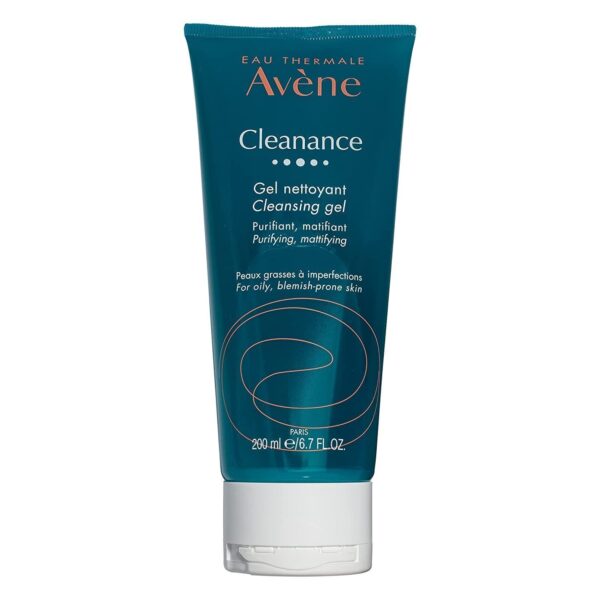 Avene Cleansing gel 200 ml oily, blemish-pron skin ايفين غسول جل للبشرة الدهنية المعرضة للحبوب