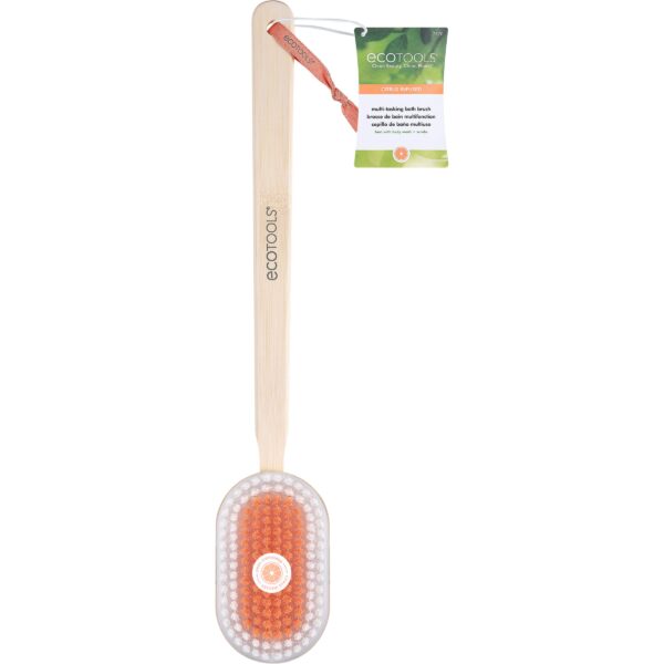 ecotools citrus infused multi-tasking bath brush 7670 ايكو تولز فرشاه استحمام