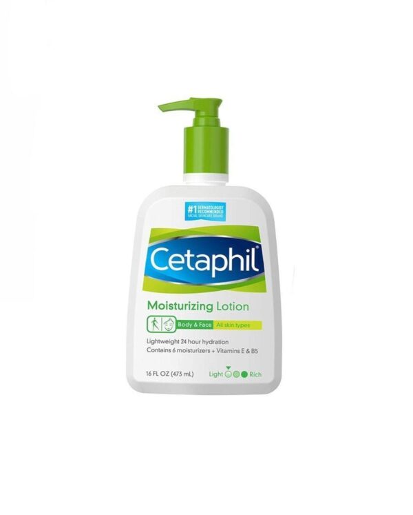 Cetaphil Moisturizing Lotion Body &Face all skin types 473 ml سيتافيل لوشن مرطب للوجه والجسم