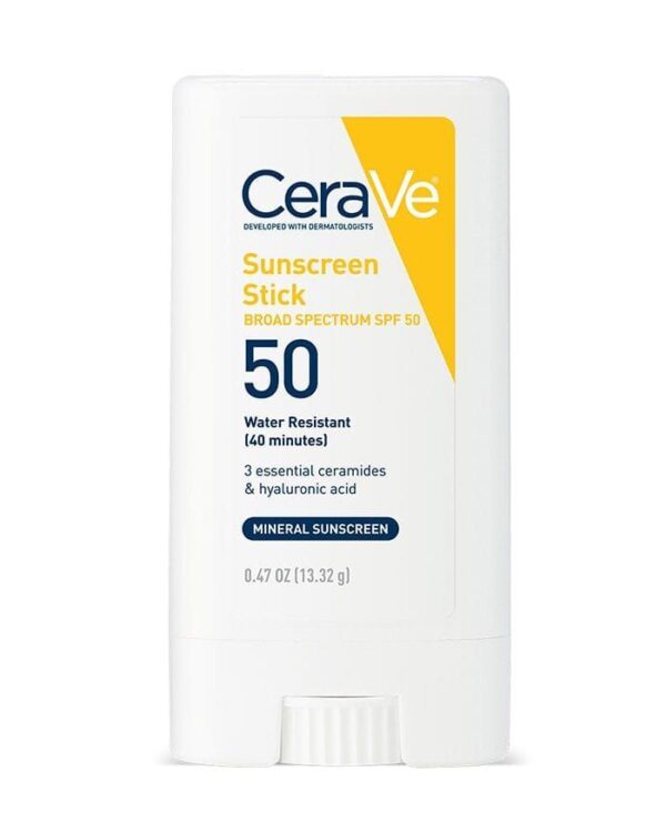 Cerave Sunscreen BROAD SPECTRUM SPF 50 mineral sunscreen stick سيرافي واقي شمس ستك