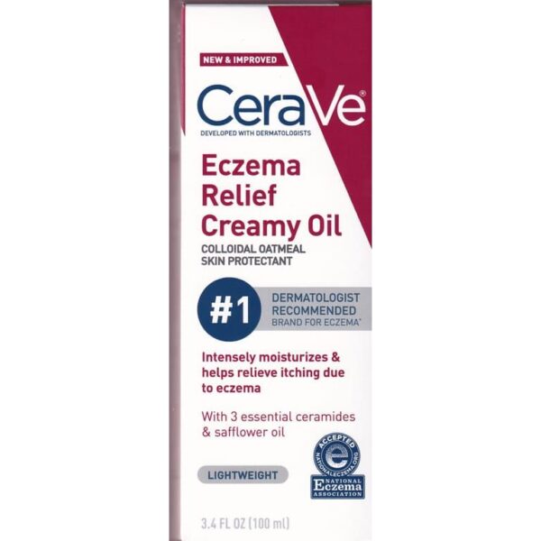 CeraVe Eczema Relief Creamy Oil 100ml سيرافي اكزيما رليف كريمي اويل