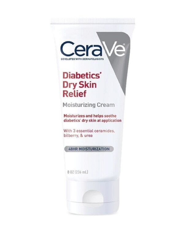 Cerave Diabetics Dry Skin Relief Moisturizing Cream 236 ml سيرافي دايبتكس دراي سكن ريليف كريم مرطب